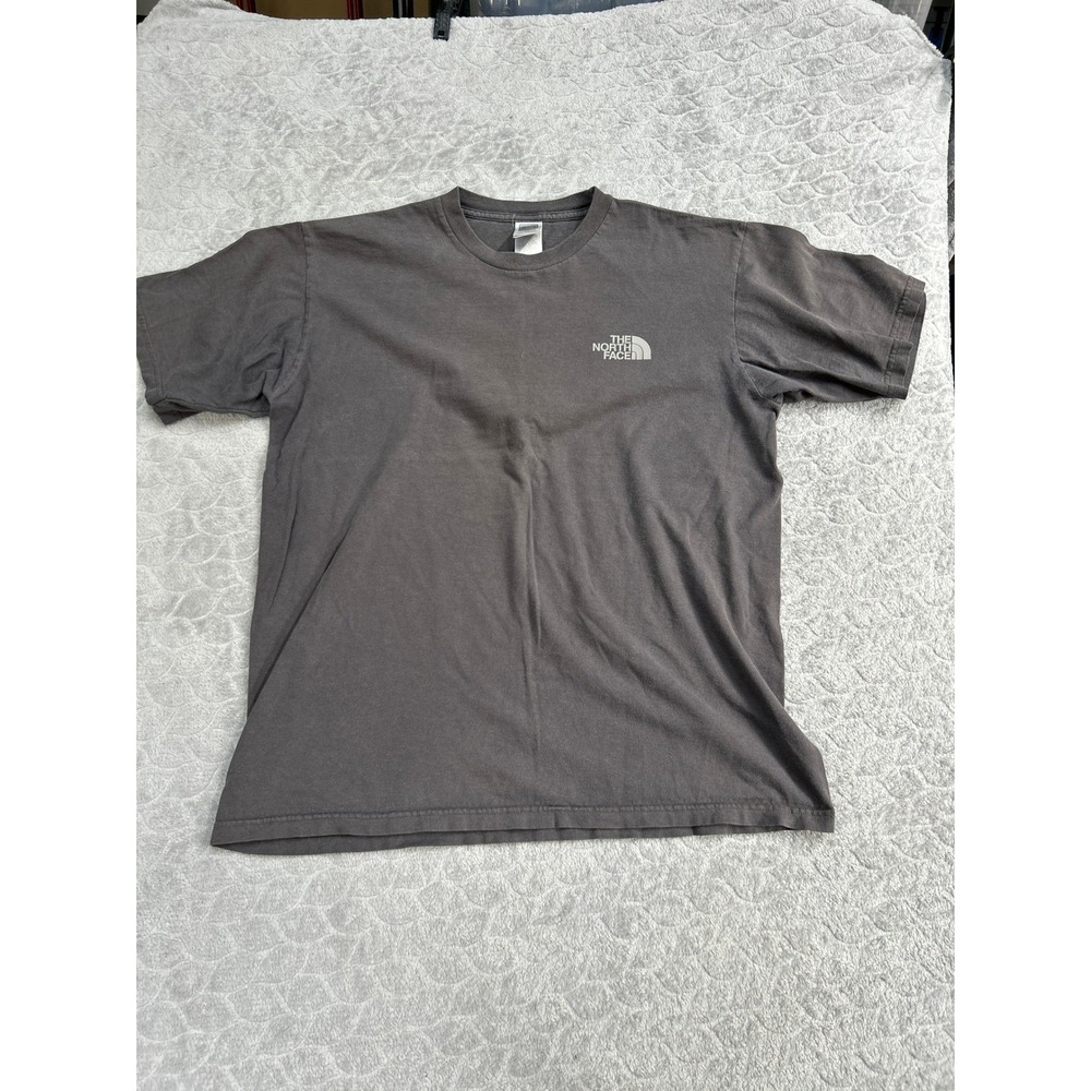 The North Face Mens Gray Box Logo Never Stop Exploring T-Shirt Medium NF0A3R6R